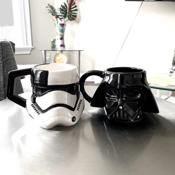 SOLD STAR WARS DARTH VADER & PHASMA COFFEE MUGS